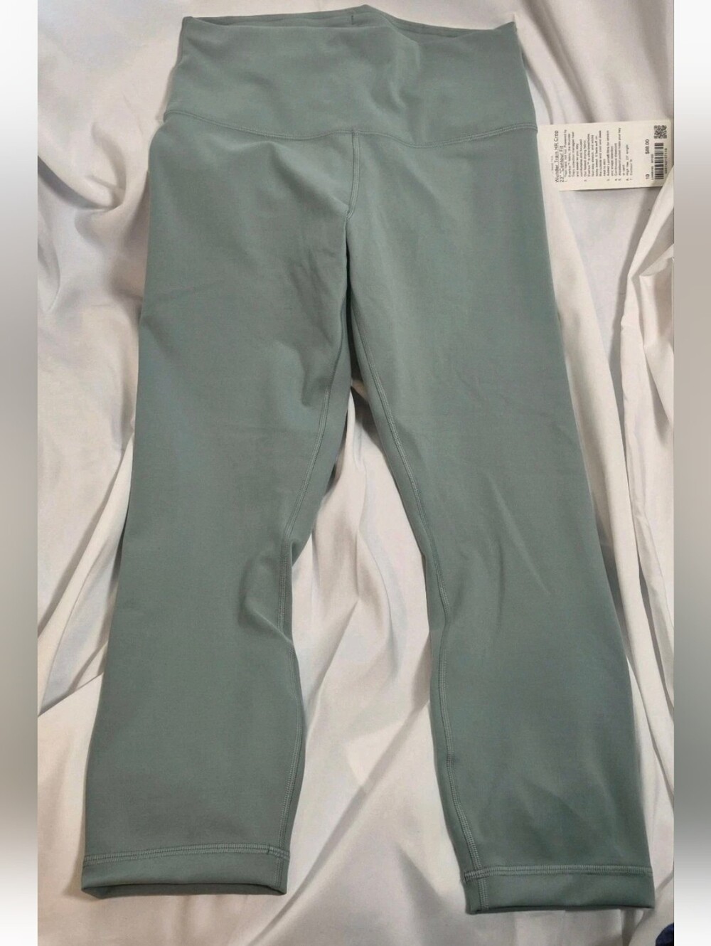 Lululemon Wunder Train HR Crop Contour Fit Size 10 Misty Glade NWT
